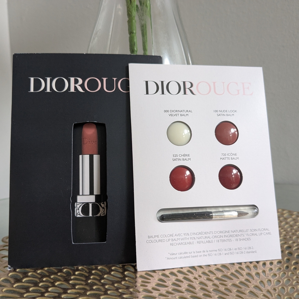 Dior Rouge Lipstick Shade Card